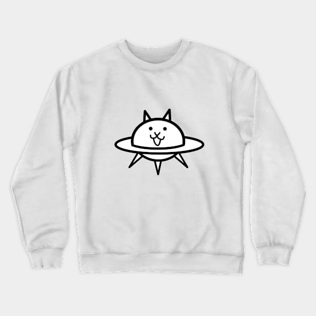 UFO Cat Crewneck Sweatshirt by CawnishGameHen